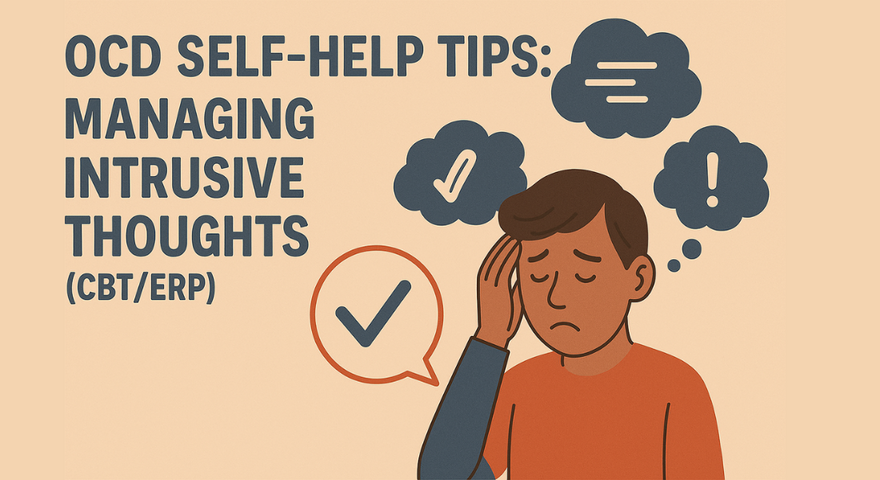 OCD Self Help Tips Managing Intrusive Thoughts CBTERP 1